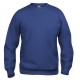 Basic Roundneck Coloris:blau 