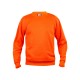 Basic Roundneck Coloris:Orange HV 