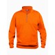 Basic Half Zip Coloris:Orange HV 