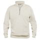 Basic Half Zip Coloris:Licht Khaki 