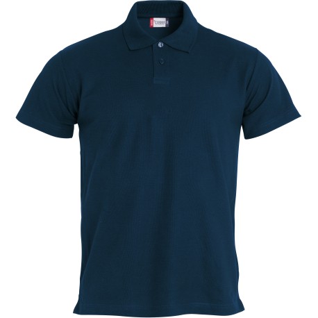 Basic Polo S/S Junior Coloris:bleu foncé 