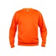 Basic Rundhalsausschnitt Coloris:Orange HV 