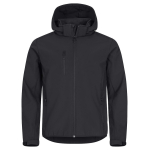 0200912 99 ClassicSoftshellHoody Black front
