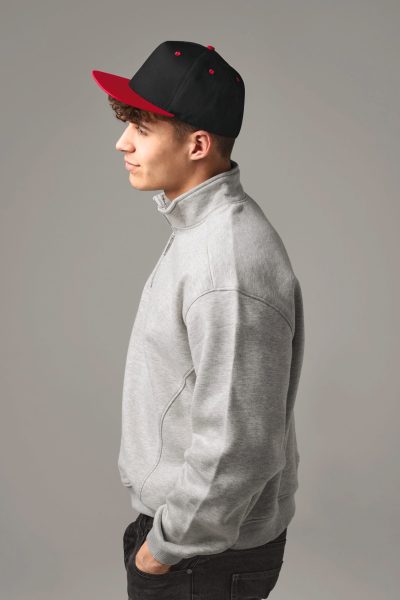 Casquette Snapback contrastée - 5 panneaux – Image 5