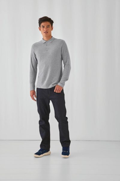 Polo homme ID.001 manches longues – Image 2