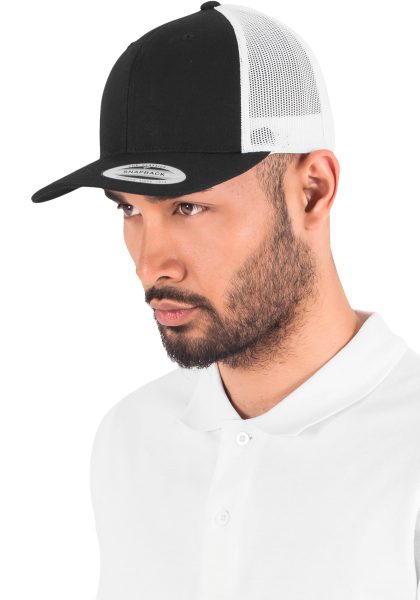 Casquette retro trucker bicolore