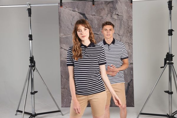 Polo jersey à rayures – Image 2