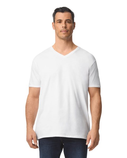 T-shirt homme col v Softstyle – Image 43
