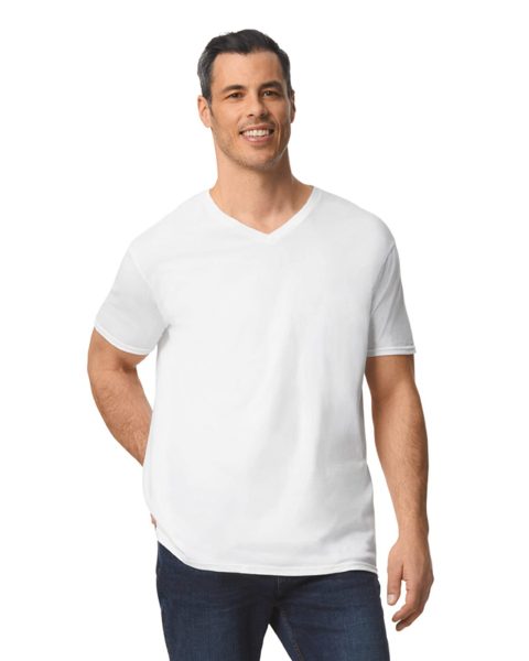 T-shirt homme col v Softstyle – Image 41