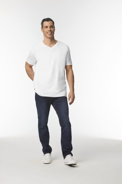 T-shirt homme col v Softstyle
