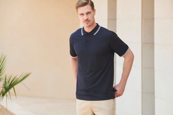 Polo Cool Plus avec liseré – Image 3