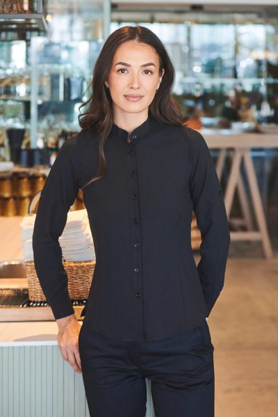 Chemise Femme col Mao – Image 3