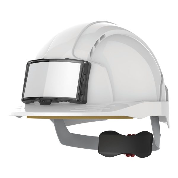 Casque de sécurité EVOLite® avec porte badge, ventilé, serrage crémaillère
