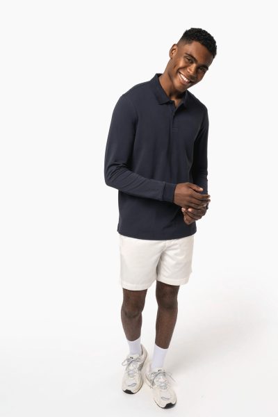 Polo piqué manches longues Bio180 homme – Image 7