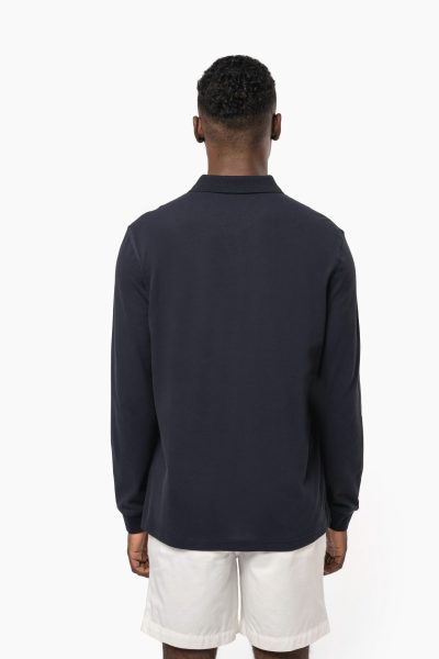 Polo piqué manches longues Bio180 homme – Image 2