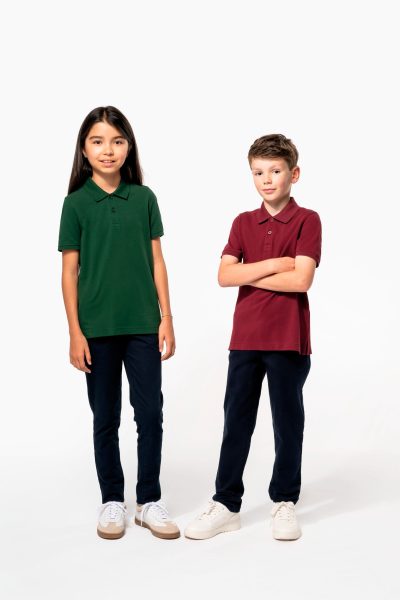 Polo piqué Bio180 enfant – Image 4