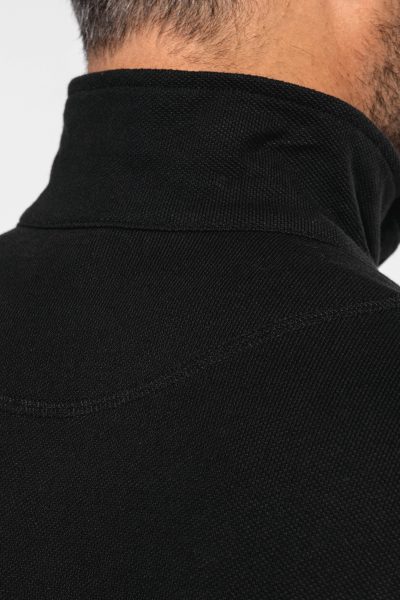 Trucker > sweat-shirt piqué col zippé homme – Image 6