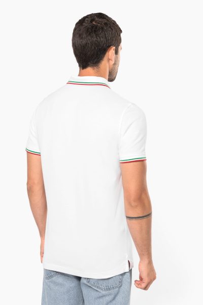 Polo maille piquée manches courtes homme – Image 2
