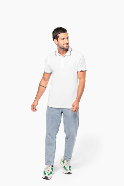 Polo maille piquée manches courtes homme – Image 5