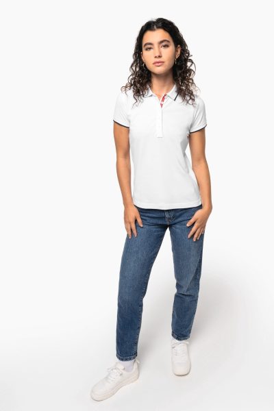 Polo maille piquée manches courtes femme – Image 12
