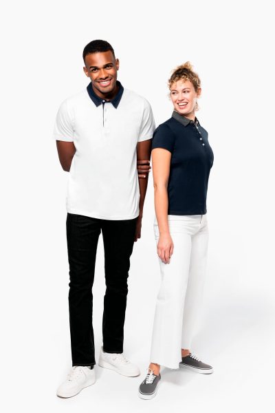 Polo jersey bicolore femme – Image 9