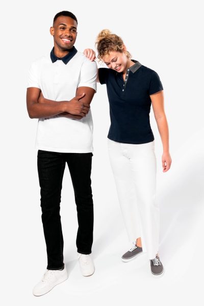 Polo jersey bicolore femme – Image 10