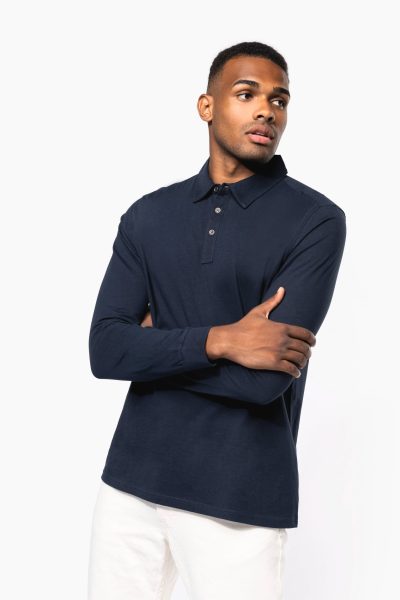 Polo jersey manches longues homme – Image 3