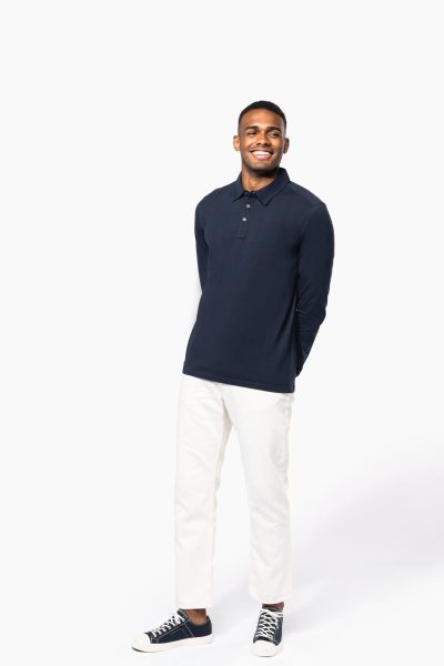 Polo jersey manches longues homme – Image 4