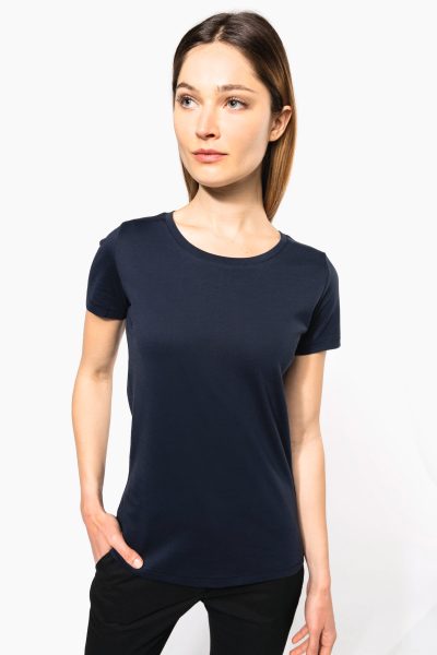 T-shirt Supima® col rond manches courtes femme – Image 3