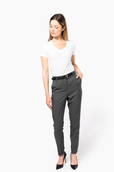 T-shirt Supima® col V manches courtes femme – Image 4