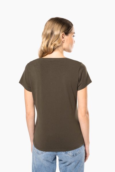 T-shirt col rond manches courtes femme – Image 2