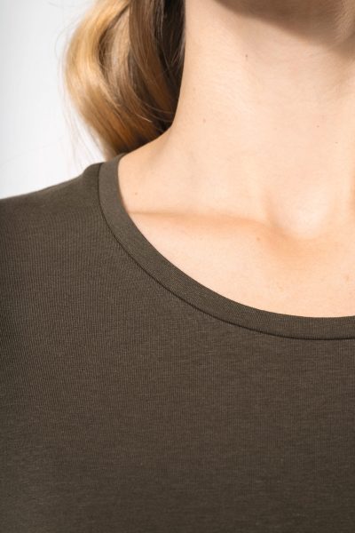 T-shirt col rond manches courtes femme – Image 3