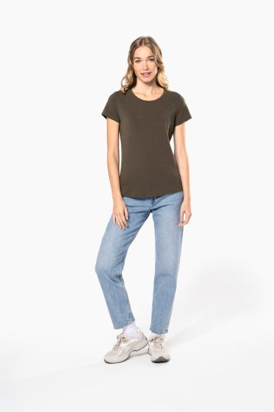 T-shirt col rond manches courtes femme – Image 10