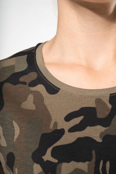 T-shirt camo manches courtes femme – Image 4