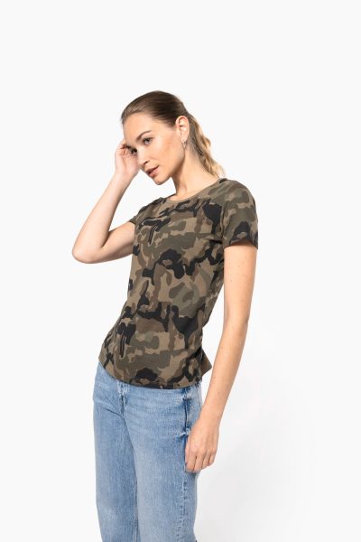 T-shirt camo manches courtes femme – Image 5