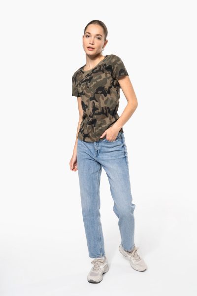 T-shirt camo manches courtes femme – Image 7