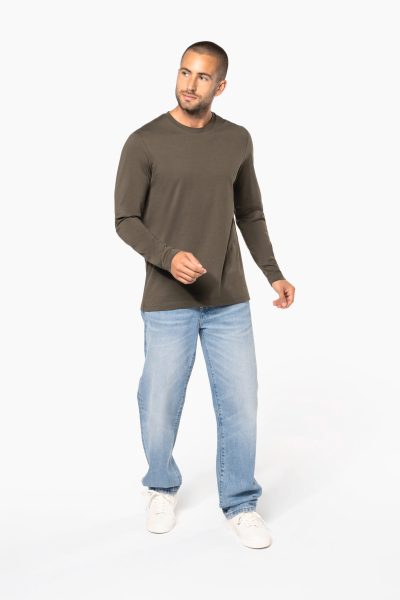 T-shirt col rond manches longues homme – Image 8
