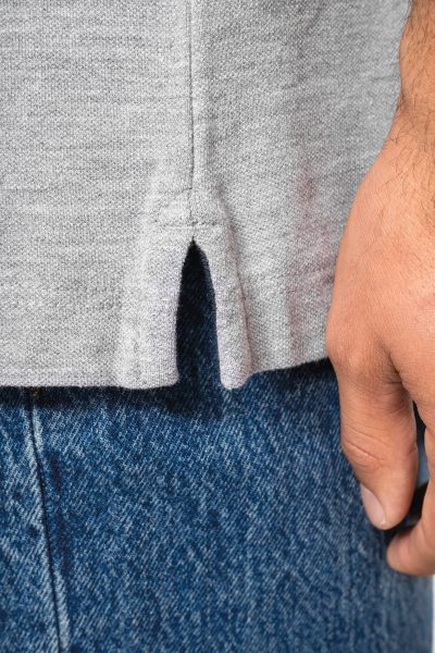 T-shirt maille piquée col V homme – Image 5