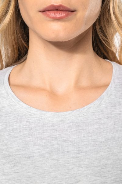 T-shirt col rond manches longues femme – Image 3