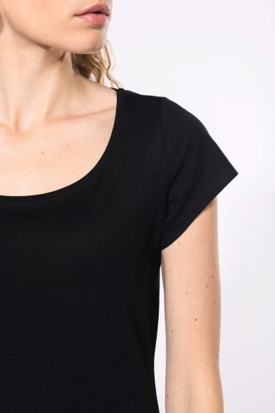 T-shirt col bateau manches courtes femme – Image 5