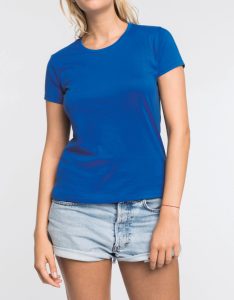 T-Shirt col rond manches courtes femme