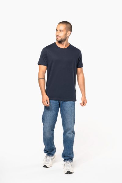 T-shirt Bio col à bords francs manches courtes homme – Image 7