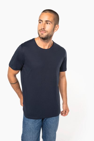 T-shirt Bio col à bords francs manches courtes homme – Image 5