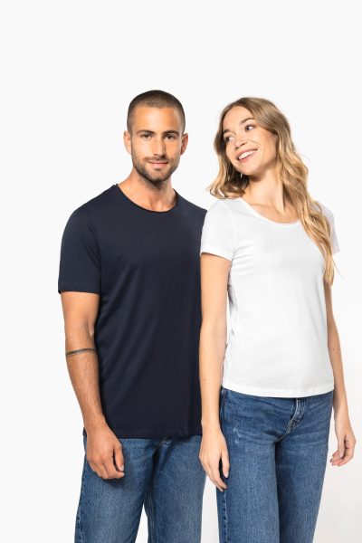 T-shirt Bio col à bords francs manches courtes homme – Image 6