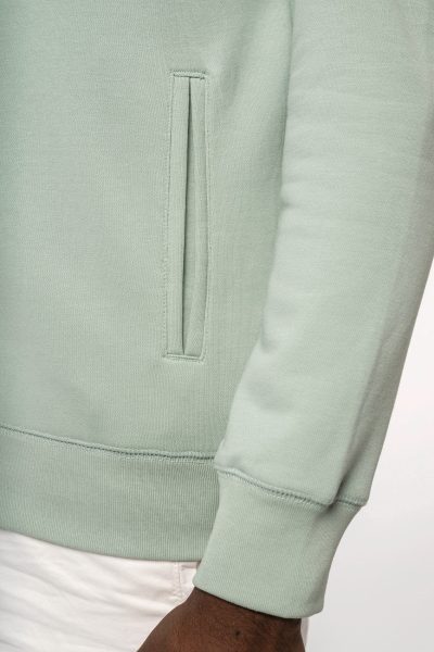 Sweat-shirt french terry écoresponsable zippé à capuche unisexe – Image 5