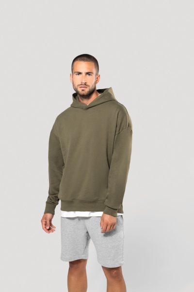 Sweatshirt à capuche molleton oversize unisexe – Image 2