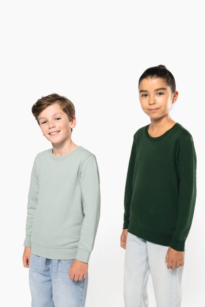 Sweat-shirt écoresponsable col rond enfant – Image 8