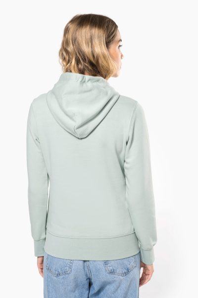 Sweat-shirt écoresponsable à capuche femme – Image 3