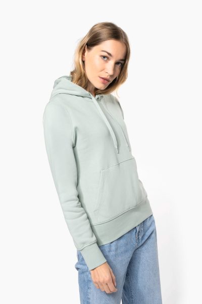 Sweat-shirt écoresponsable à capuche femme – Image 2