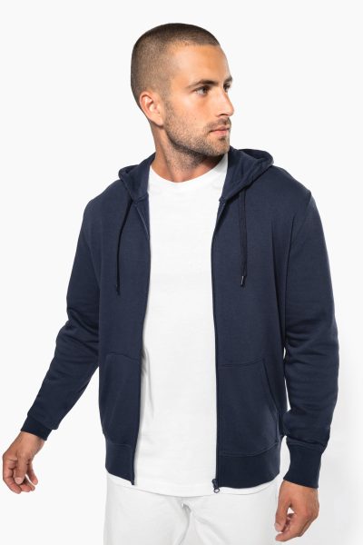 Sweat-shirt écoresponsable zippé à capuche homme – Image 5
